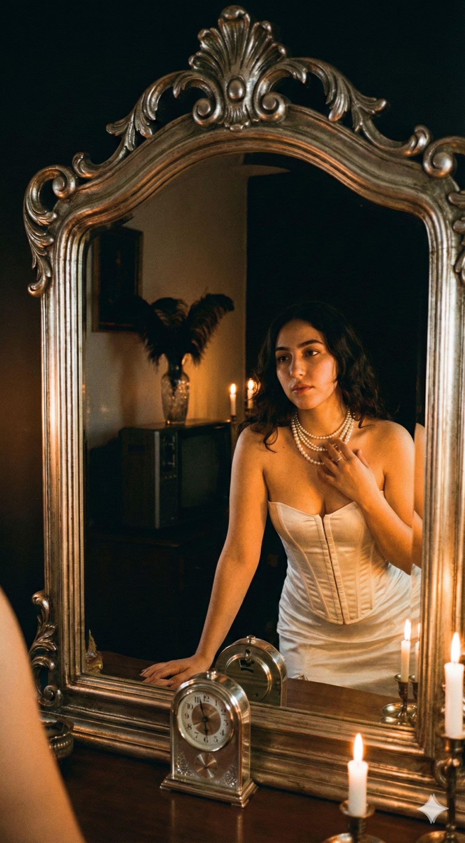 🕯️ Dark Coquette Aesthetic: Free AI Art Prompt — Portrait AI art prompt example for Midjourney and Stable Diffusion