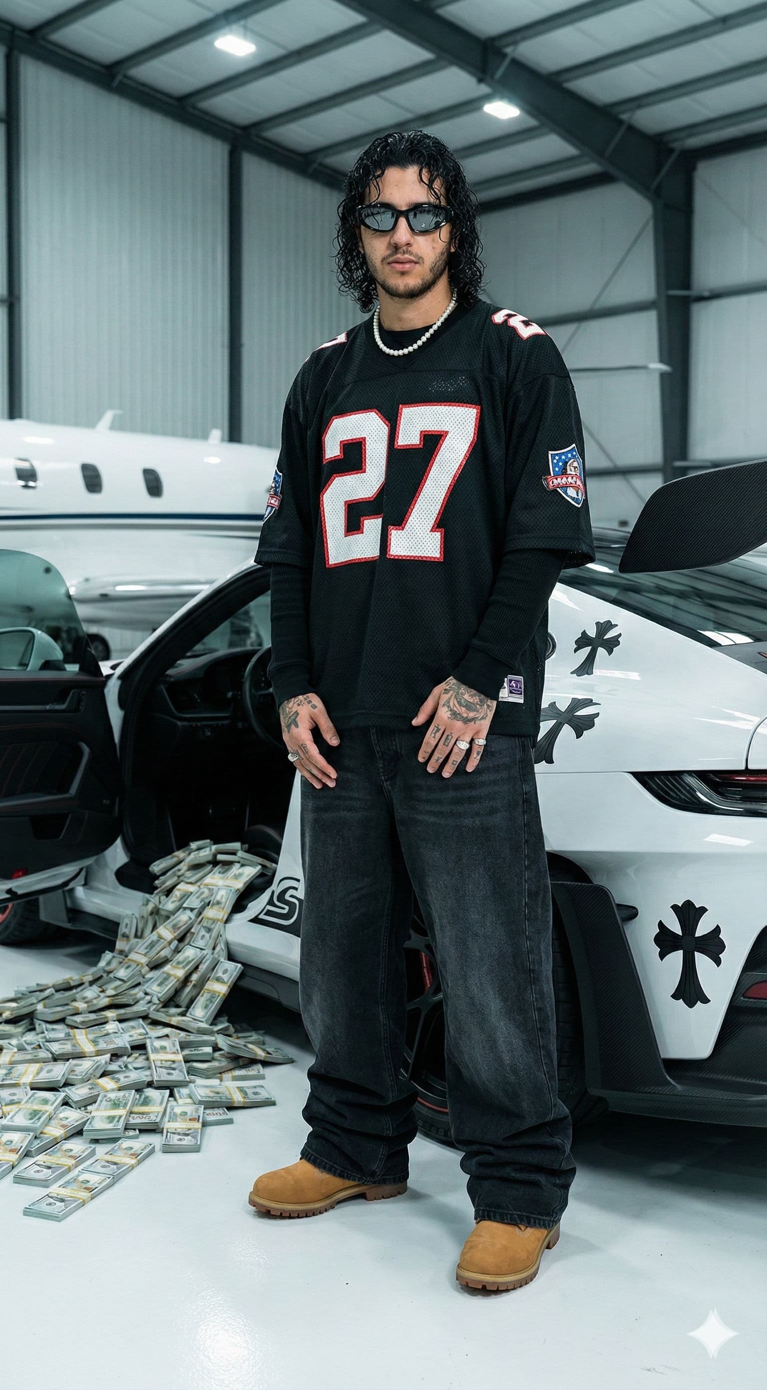 💸 Ultimate "Rich Flex" Aesthetic: Free AI Prompt — Portrait AI art prompt example for Midjourney and Stable Diffusion