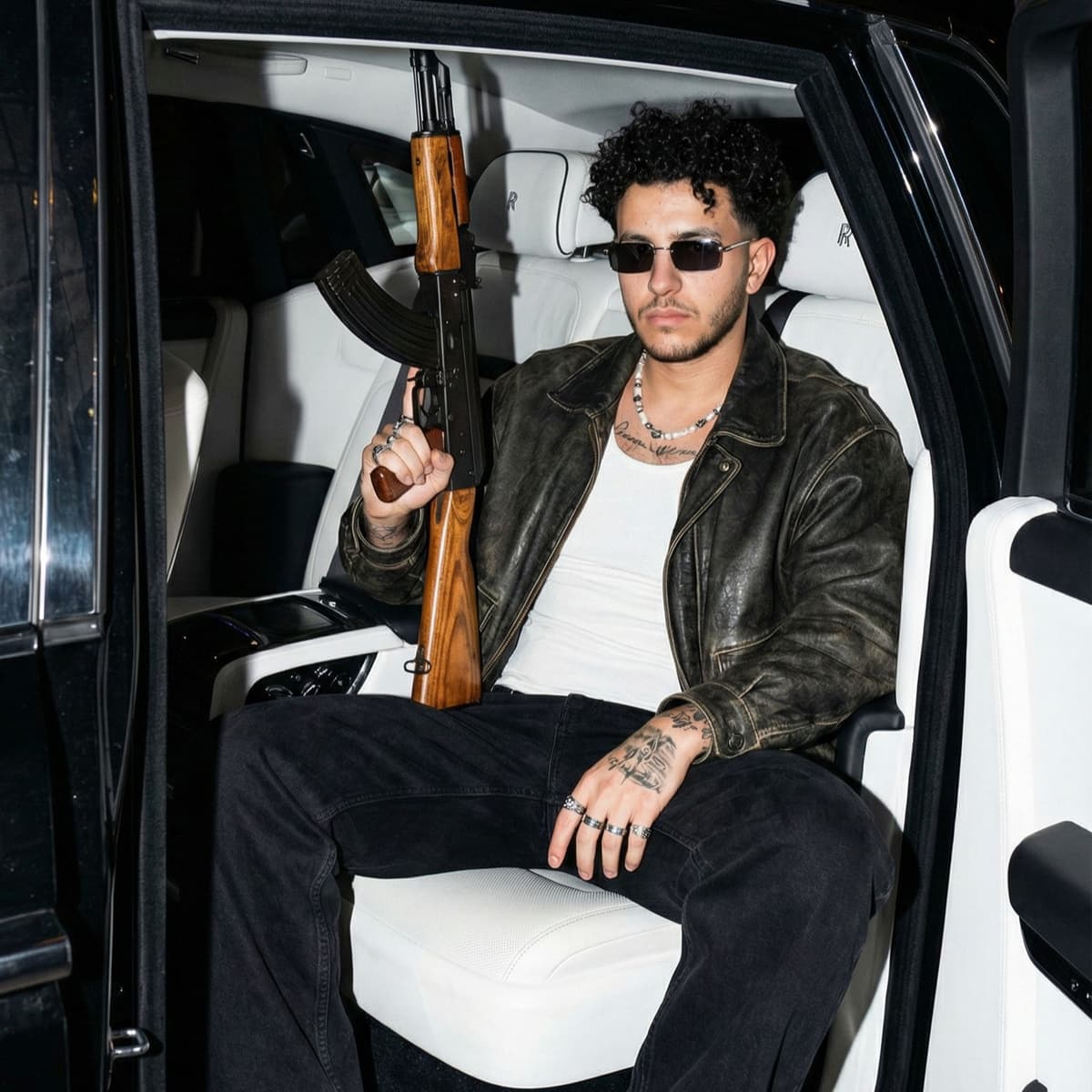 📸 Drill Aesthetic: Viral Music Video AI Prompt — Portrait AI art prompt example for Gemini and Stable Diffusion