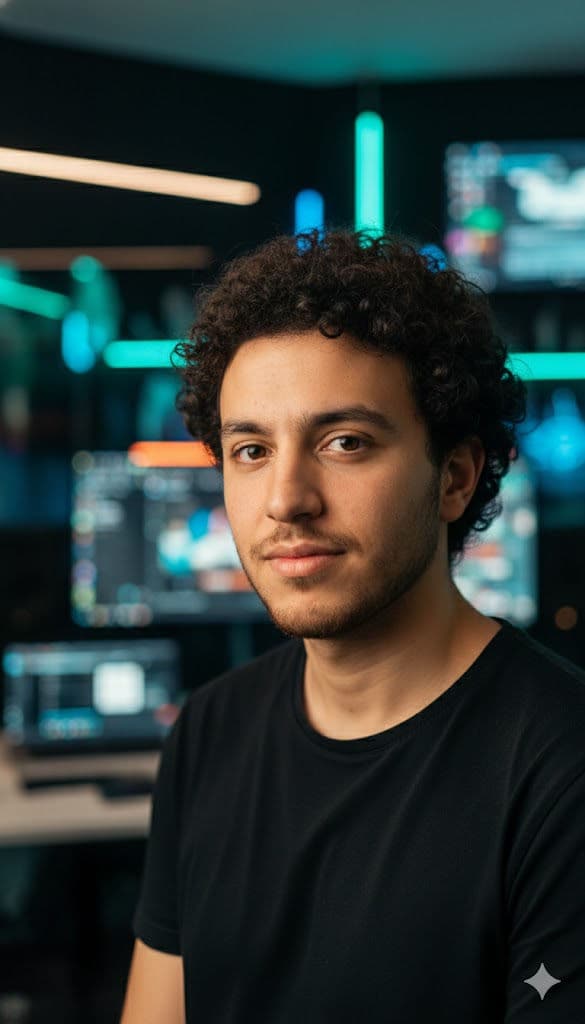 💻 Cinematic Software Engineer Aesthetic: Free AI Prompt — Portrait AI art prompt example for Gemini and Stable Diffusion