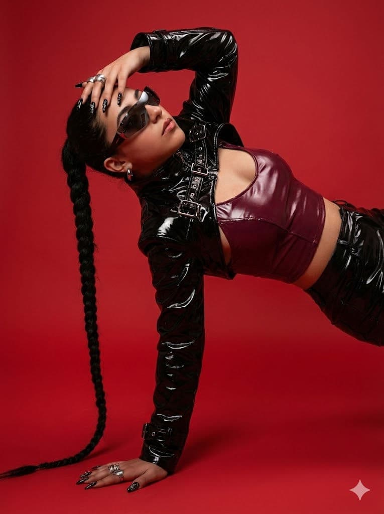 🖤 Edgy Y2K Matrix Aesthetic: Free AI Fashion Prompt — Portrait AI art prompt example for Gemini and Stable Diffusion