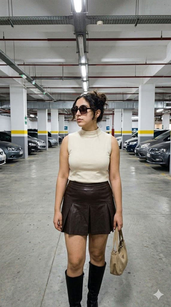 Free Prompt for Ultra-Realistic Underground Parking Smartphone Lifestyle Photo — Portrait AI art prompt example for Gemini and Stable Diffusion