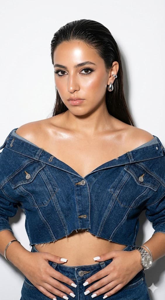 💙 Y2K Denim Aesthetic: Free AI Fashion Prompt — Portrait AI art prompt example for Gemini and Stable Diffusion