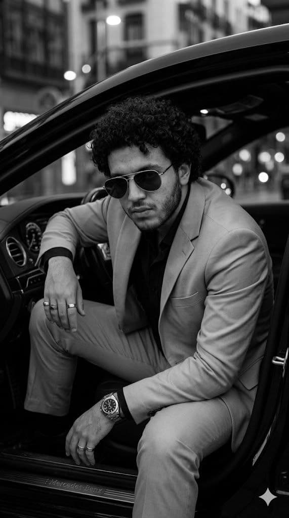 Free Prompt for Cinematic Luxury Car Fashion Portrait — Portrait AI art prompt example for Gemini and Stable Diffusion
