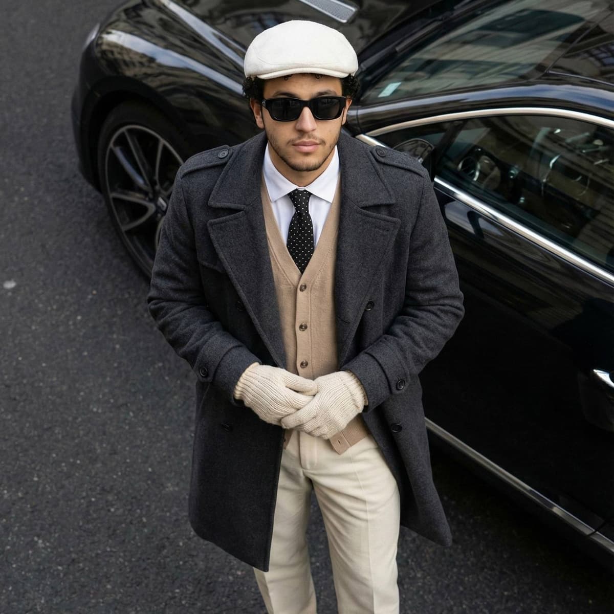 Modern Gentleman Vibe Prompt — Portrait AI art prompt example for Gemini and Stable Diffusion